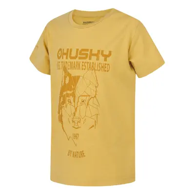 Children's functional T-shirt HUSKY Tash K yellow