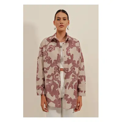 Bigdart Oversize Long Basic Shirt - D.rose Dried