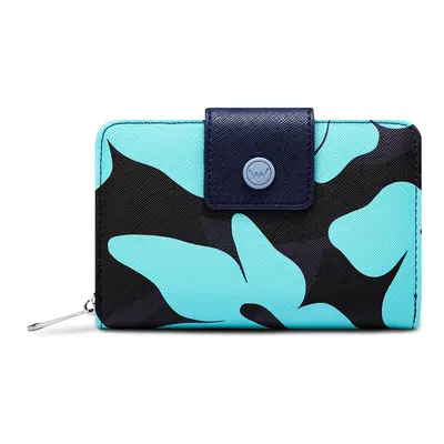 VUCH Tali Tammy Flowers Blue Wallet