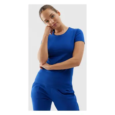 Women's slim T-shirt 4F - blue