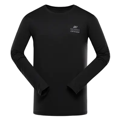 Men's quick-drying T-shirt ALPINE PRO LOUS black