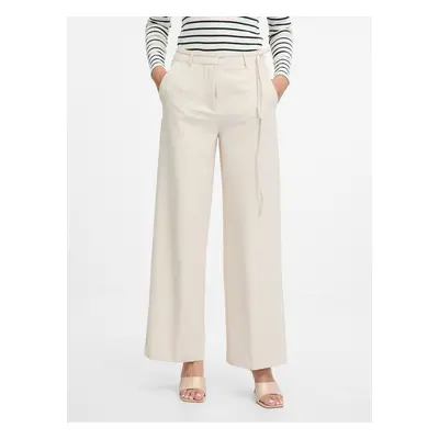 Orsay Cream women's wide trousers - Women's