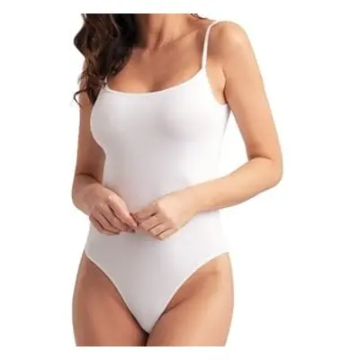 Cotton bodysuit Paola / BO - white