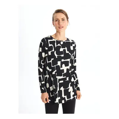 LC Waikiki Crew Neck Patterned Women's Tunic