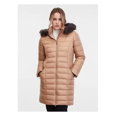 Light brown women's quilted coat ORSAY