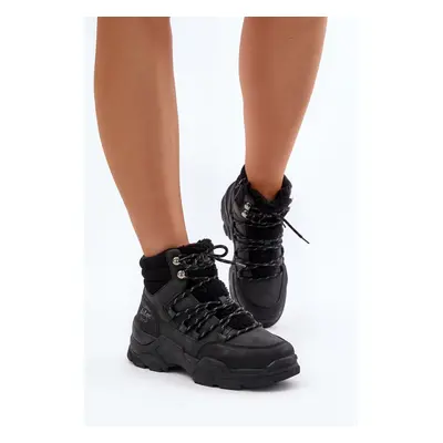 Insulated women's trappers Lee Cooper black