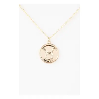 DEFACTO Women's Taurus Gold Necklace