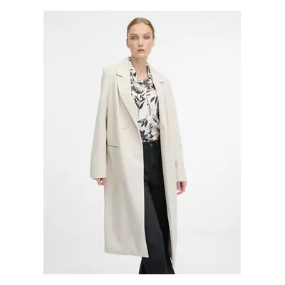 Cream women's coat ORSAY - Women's