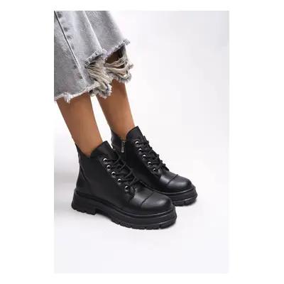 Riccon Dhillupa Women's Combat Boots Black