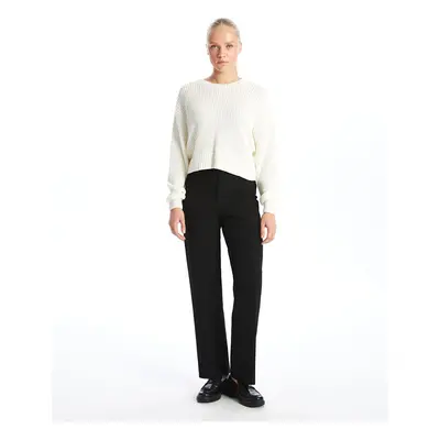 LC Waikiki Lcw Women's Standard Fit Plain Trousers