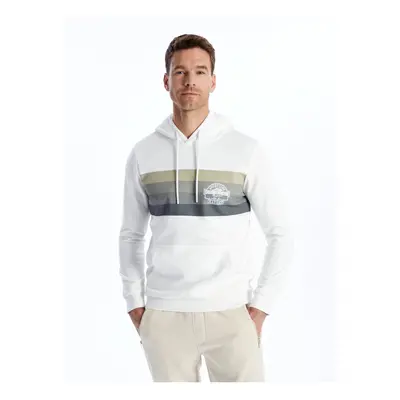 LC Waikiki Long Sleeve Printed Men's Hoodie