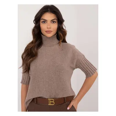 Dark beige turtleneck