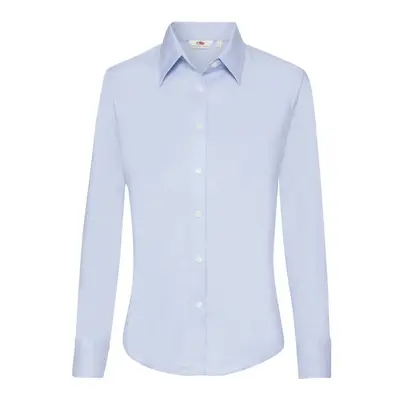 FRUIT OF THE LOOM F15•LADIES LONG SLEEVE OXFORD SHIRT