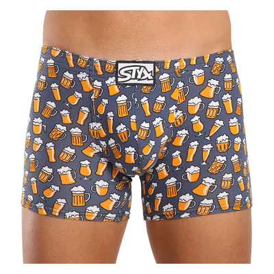 Men's Boxer Shorts Styx Long Art Classic Rubber Beer