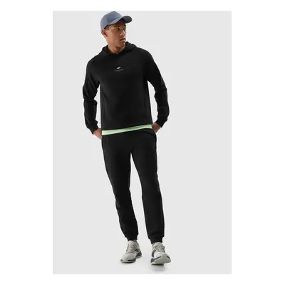 Men's 4F Organic Cotton Jogger Sweatpants - Black