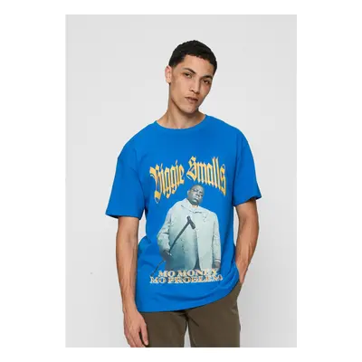 Biggie More Money More Problems Oversize Cobalt Blue Tee