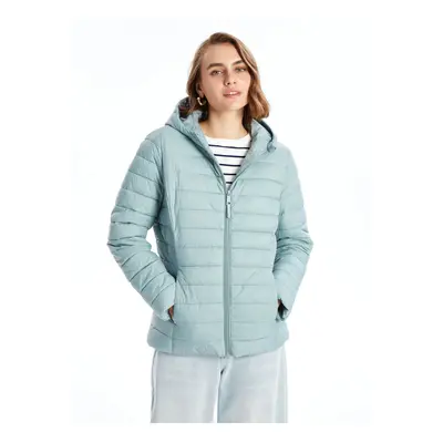 LC Waikiki Women's Hooded Plain Puffer Coat