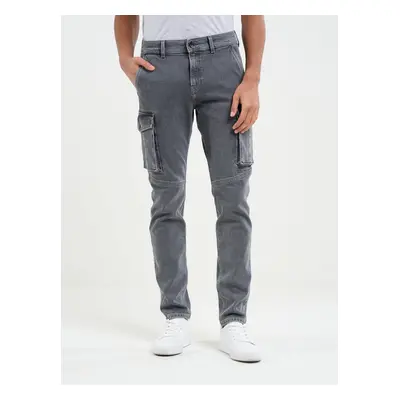 Big Star Man's Tapered Trousers Denim Denim-890