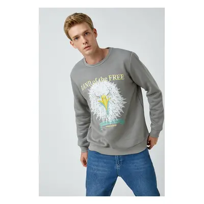 Koton Men's Gray Sweatshirt