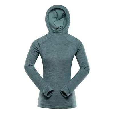 Women's quick-drying sweatshirt ALPINE PRO ROLTA wasabi