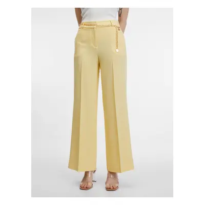 Orsay Yellow Women's Wide Pants - Women's