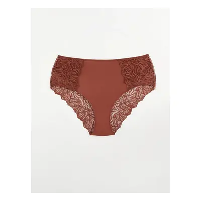 LC Waikiki LCW DREAM Claret Red Lace Classic Panties