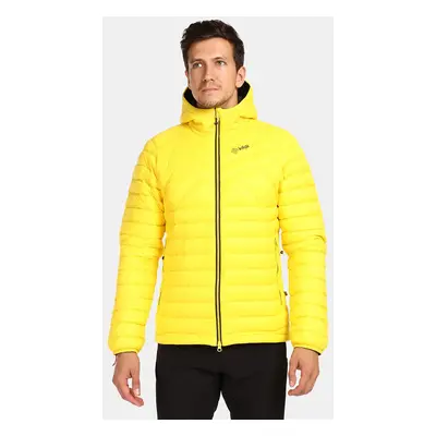 Men's down jacket Kilpi PYRAMIDEN Yellow