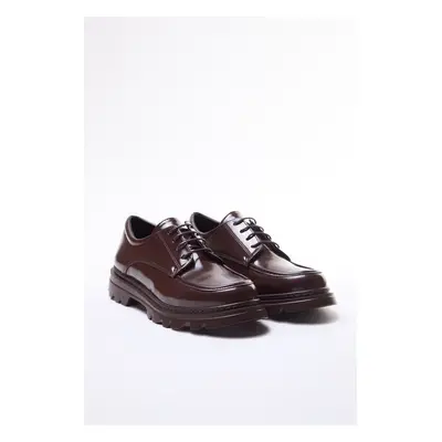 Trendyol Brown Lace-Up Women's Oxford Shoes