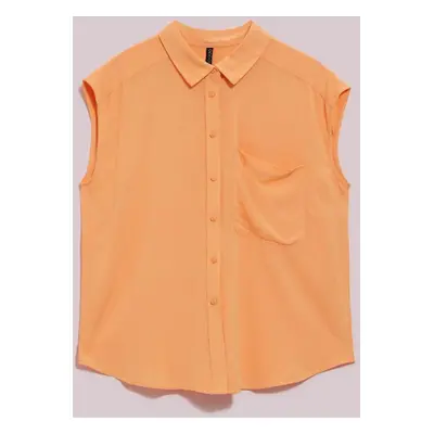 WOMEN'S SHIRT L-KO-4053 PEACH