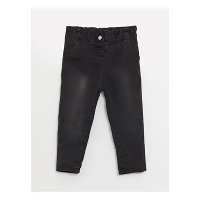 LC Waikiki Lcw Elastic Waist Basic Baby Girl Jean Trousers