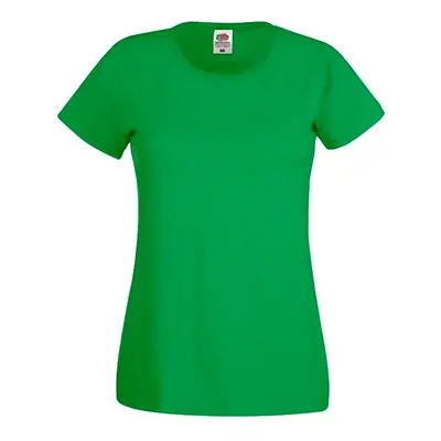 Green Women's T-shirt Lady fit Original Fruit of the Loom