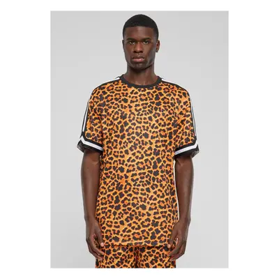 Men's T-Shirt Oversized Mesh AOP - leopard