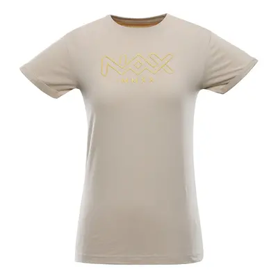 Women's t-shirt nax NAX JULEPA white pepper