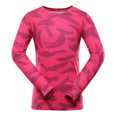 Children's quick-drying T-shirt ALPINE PRO AMADO pink glo variant PB