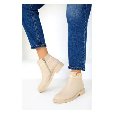 Soho Beige Women's Boots & Bootie