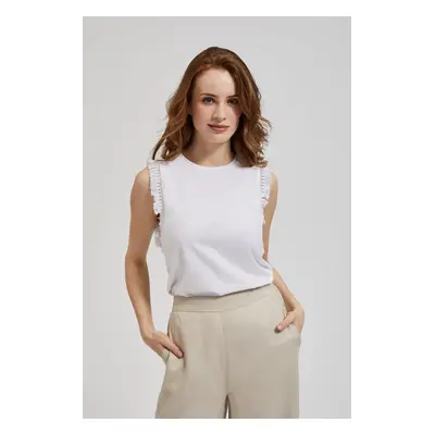 Women's top MOODO - white