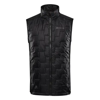 Men's vest with merino filling ALPINE PRO NERC black