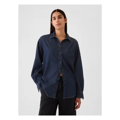 GAP Chambray Oversize Shirt Big Shirt - Women