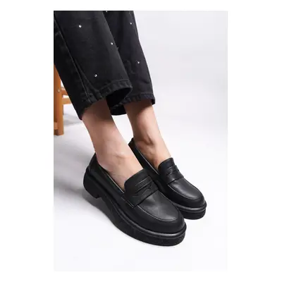 Riccon Ashlalona Women's Loafer Black Skin