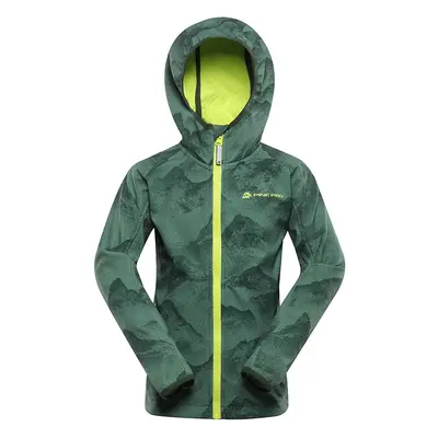 Children's softshell jacket with membrane ALPINE PRO EZORO myrtle variant pa