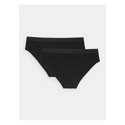 Women's Underwear Panties 4F (2 Pack) - Black