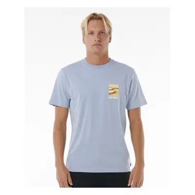 Rip Curl SURF REVIVAL LINED UP TEE Spray Blue T-shirt