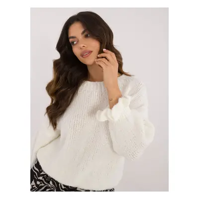 Ecru oversize sweater