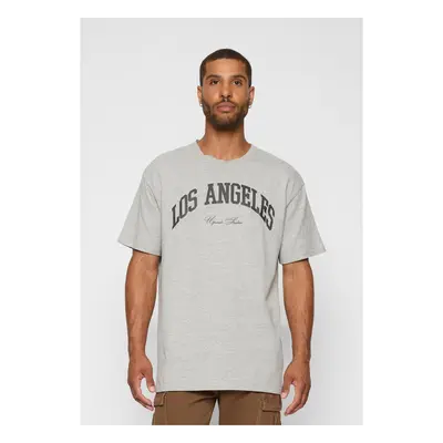 Men's oversize T-shirt L.A. College gray