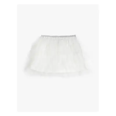 Koton Tutu Skirt with Elastic Waist, Layered Lined.