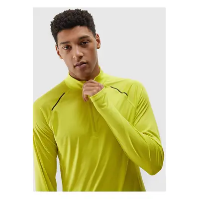 Men's Quick-Drying Long Sleeves T-Shirt 4F - Green