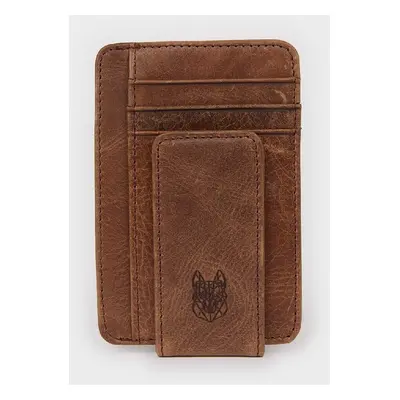 DEFACTO Men's Magnetic Leather Card Holder