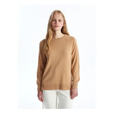 LC Waikiki Crew Neck Plain Long Sleeve Women's Knitwear Sweater