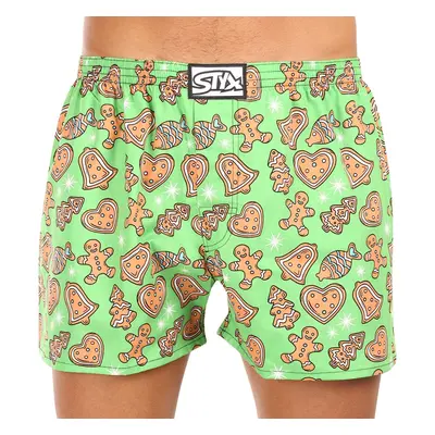 Men's Boxer Shorts Styx Art Classic Rubber Oversized Christmas Gingerbread