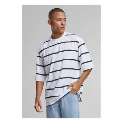 Men's Oversized Sleeve Modern Stripe T-Shirt - Striped